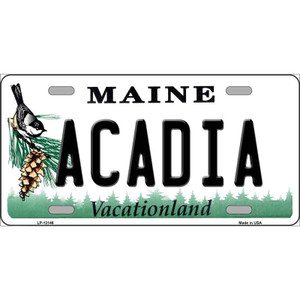 Acadia Maine Wholesale Metal Novelty License Plate