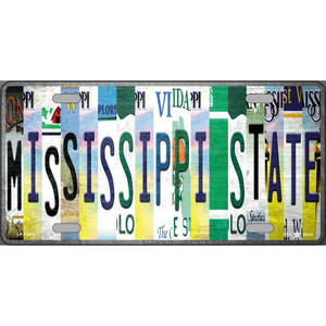 Mississippi State Strip Art Wholesale Novelty Metal License Plate Tag