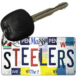 Steelers Strip Art Wholesale Novelty Metal Key Chain