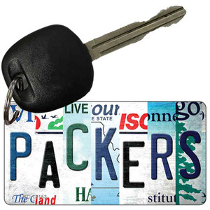 Packers Strip Art Wholesale Novelty Metal Key Chain