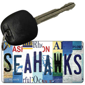 Seahawks Strip Art Wholesale Novelty Metal Key Chain