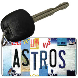 Astros Strip Art Wholesale Novelty Metal Key Chain