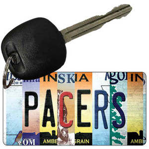 Pacers Strip Art Wholesale Novelty Metal Key Chain