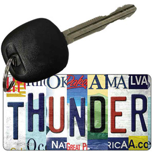 Thunder Strip Art Wholesale Novelty Metal Key Chain