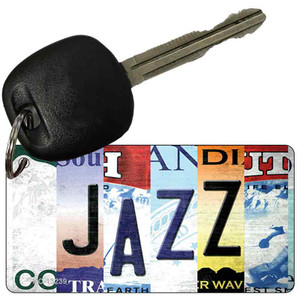 Jazz Strip Art Wholesale Novelty Metal Key Chain