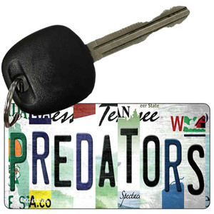 Predators Strip Art Wholesale Novelty Metal Key Chain