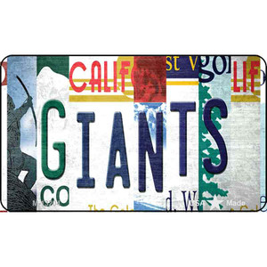 Giants Strip Art Wholesale Novelty Metal Magnet M-13204