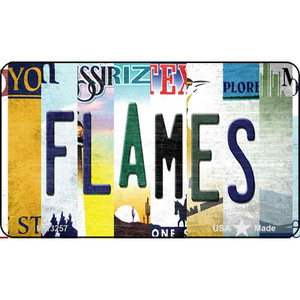Flames Strip Art Wholesale Novelty Metal Magnet M-13257