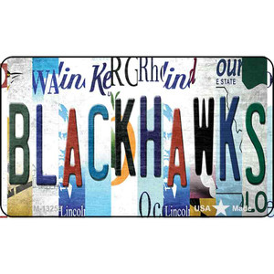 Blackhawks Strip Art Wholesale Novelty Metal Magnet M-13258