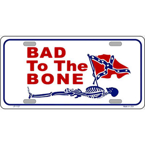 Bad To The Bone Novelty Wholesale Metal License Plate