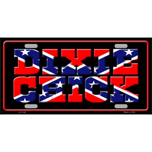 Dixie Chick Novelty Wholesale Metal License Plate