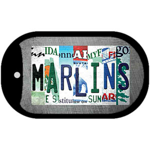 Marlins Strip Art Wholesale Novelty Metal Dog Tag Necklace