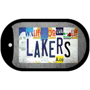 Lakers Strip Art Wholesale Novelty Metal Dog Tag Necklace