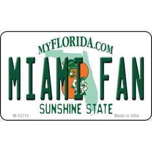 Miami Fan Wholesale Novelty Metal Magnet M-12715