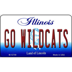 Go Wildcats Wholesale Novelty Metal Magnet M-12749