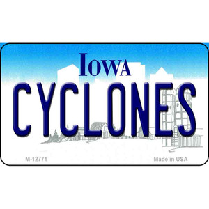 Cyclones Wholesale Novelty Metal Magnet M-12771