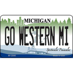 Go Western Michigan Wholesale Novelty Metal Magnet M-12840