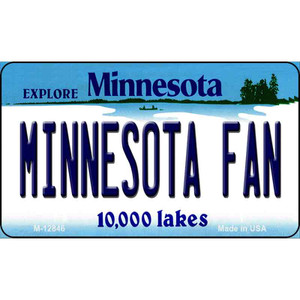 Minnesota Fan Wholesale Novelty Metal Magnet M-12846