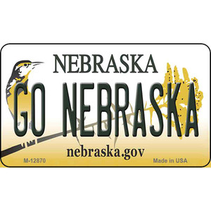 Go Nebraska Wholesale Novelty Metal Magnet M-12870