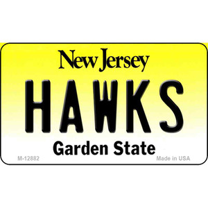 Hawks Wholesale Novelty Metal Magnet M-12882