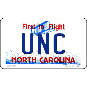 Univ North Carolina Wholesale Novelty Metal Magnet M-12937