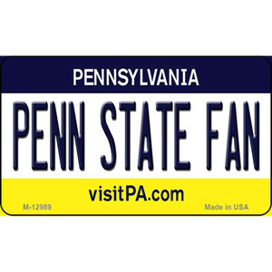 Penn State Fan Wholesale Novelty Metal Magnet M-12989