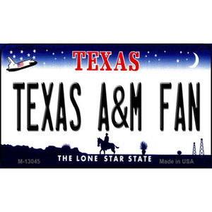 Texas A&M Fan Wholesale Novelty Metal Magnet M-13045