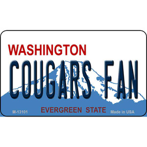 Cougars Fan Wholesale Novelty Metal Magnet M-13101