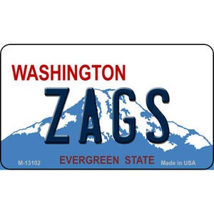 Zags Wholesale Novelty Metal Magnet M-13102