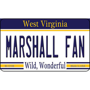 Marshall Fan Wholesale Novelty Metal Magnet M-13106