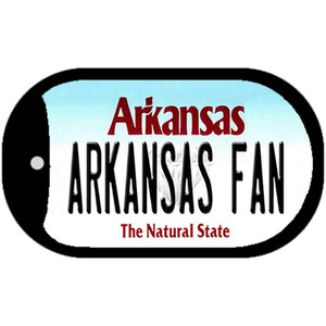 Arkansas Fan Wholesale Novelty Metal Dog Tag Necklace