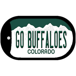 Go Buffaloes Wholesale Novelty Metal Dog Tag Necklace