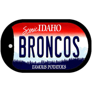 Broncos Wholesale Novelty Metal Dog Tag Necklace