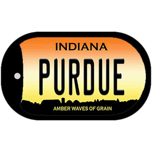 Purdue Wholesale Novelty Metal Dog Tag Necklace