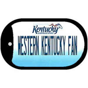 Western Kentucky Fan Wholesale Novelty Metal Dog Tag Necklace
