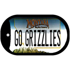 Go Grizzlies Wholesale Novelty Metal Dog Tag Necklace
