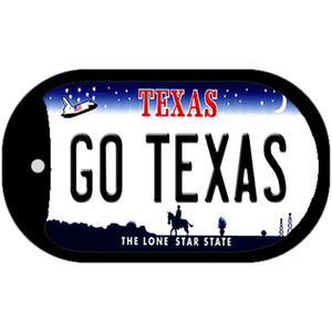 Go Texas Wholesale Novelty Metal Dog Tag Necklace