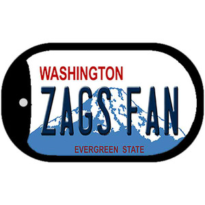 Zags Fan Wholesale Novelty Metal Dog Tag Necklace