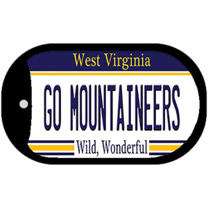 Go Mountaineers Wholesale Novelty Metal Dog Tag Necklace