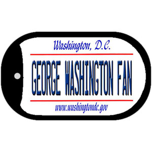 George Washington Fan Wholesale Novelty Metal Dog Tag Necklace