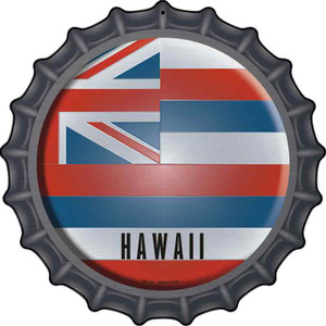 Hawaii State Flag Wholesale Novelty Metal Bottle Cap Sign