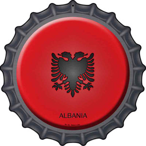 Albania Country Wholesale Novelty Metal Bottle Cap Sign