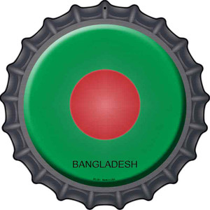Bangladesh Country Wholesale Novelty Metal Bottle Cap Sign