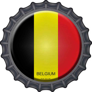 Belgium Country Wholesale Novelty Metal Bottle Cap Sign