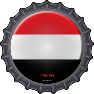 Yemen Country Wholesale Novelty Metal Bottle Cap Sign