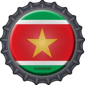 Surinam Country Wholesale Novelty Metal Bottle Cap Sign