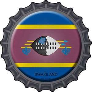 Swaziland Country Wholesale Novelty Metal Bottle Cap Sign