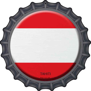 Tahiti Country Wholesale Novelty Metal Bottle Cap Sign