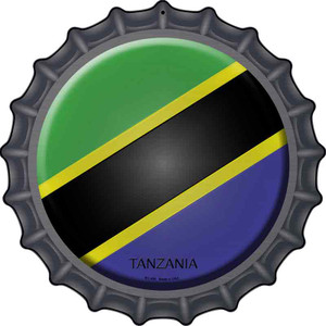 Tanzania Country Wholesale Novelty Metal Bottle Cap Sign