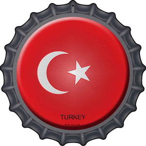 Turkey Country Wholesale Novelty Metal Bottle Cap Sign